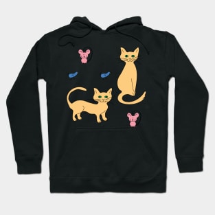 Cats, Mice, and Birds Hoodie